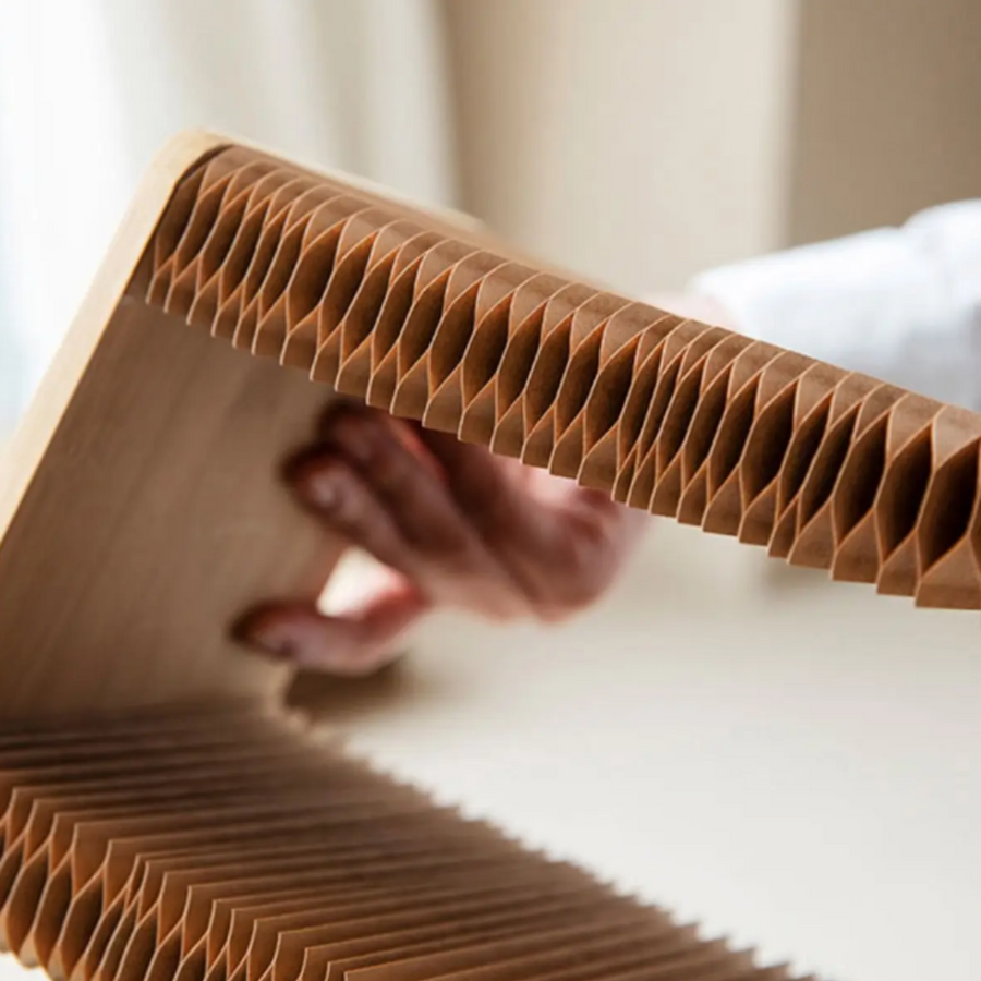 Accordion Paper Retractable Nordic Tissue Box - Image 4
