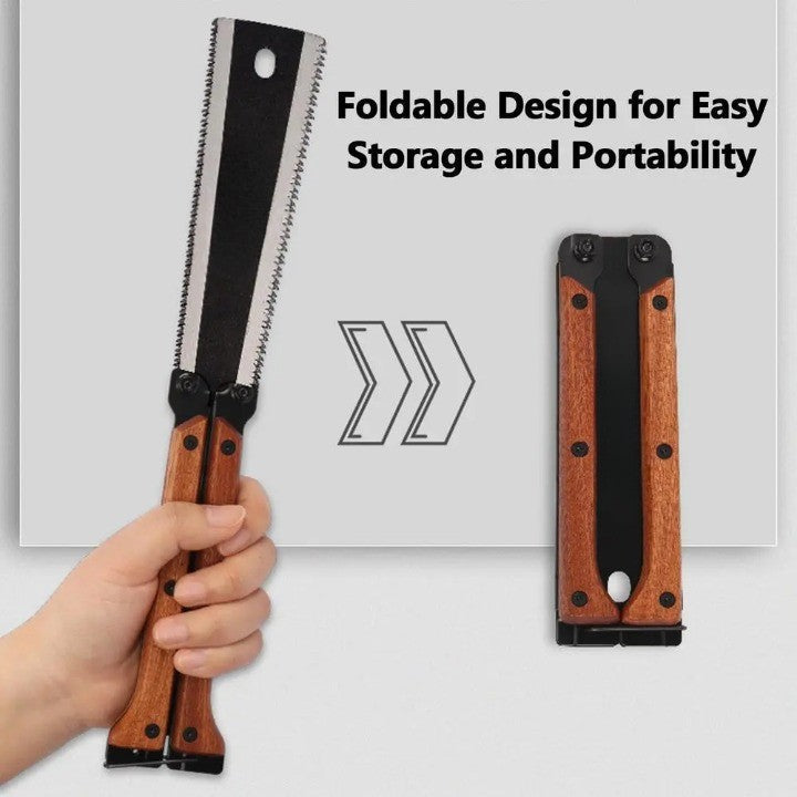 Pro Master Double Edge Foldable Carpentry Hand Saw - Image 6