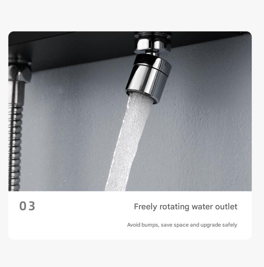 Smart Digital Display Elegant Rainfall Shower Set - Image 6