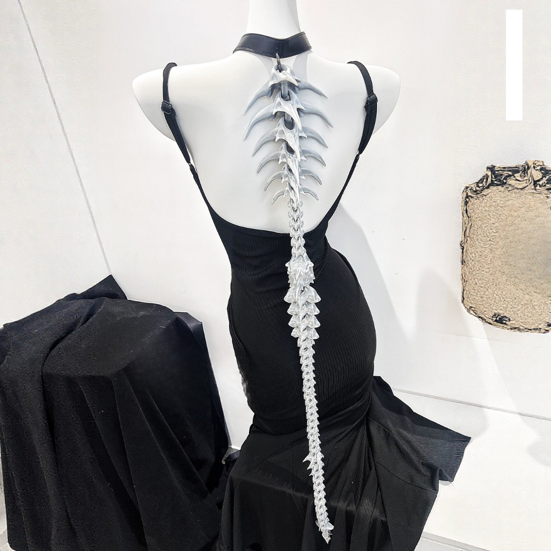 Bionic Gothic Style Spinal Back Jewelry - Image 2