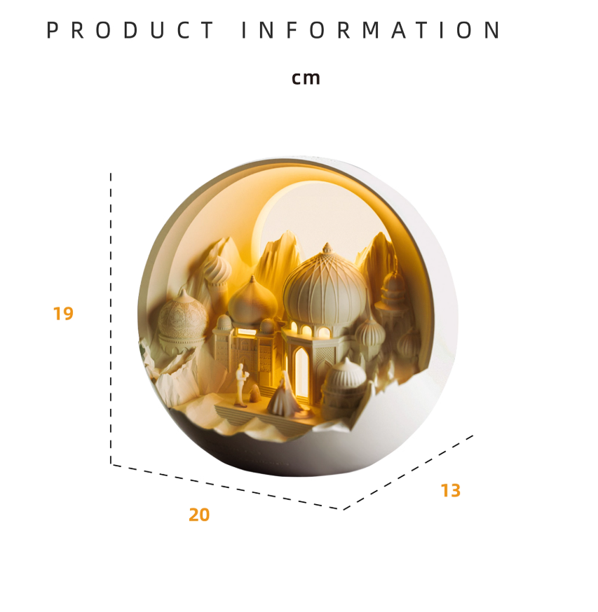 Mystic Citadel Ambient Aromatherapy Night Lamp - Image 6