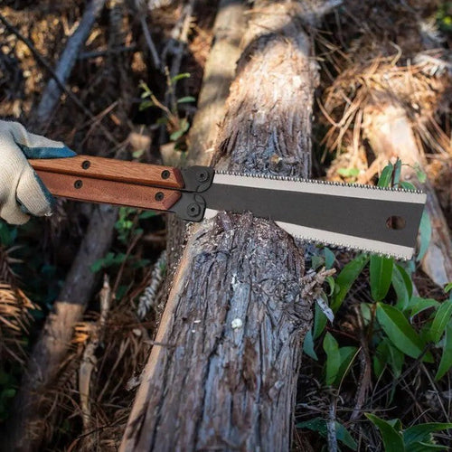 Pro Master Double Edge Foldable Carpentry Hand Saw - Image 0