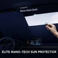 Retractable Anti-UV Light Car Windshield Sunshade - Image 3