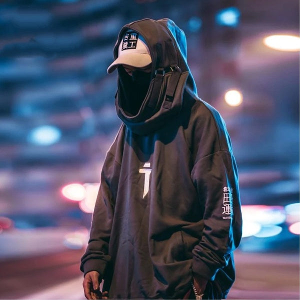 Japanese Style Oversize Hip Hop Hoodie - Image 0