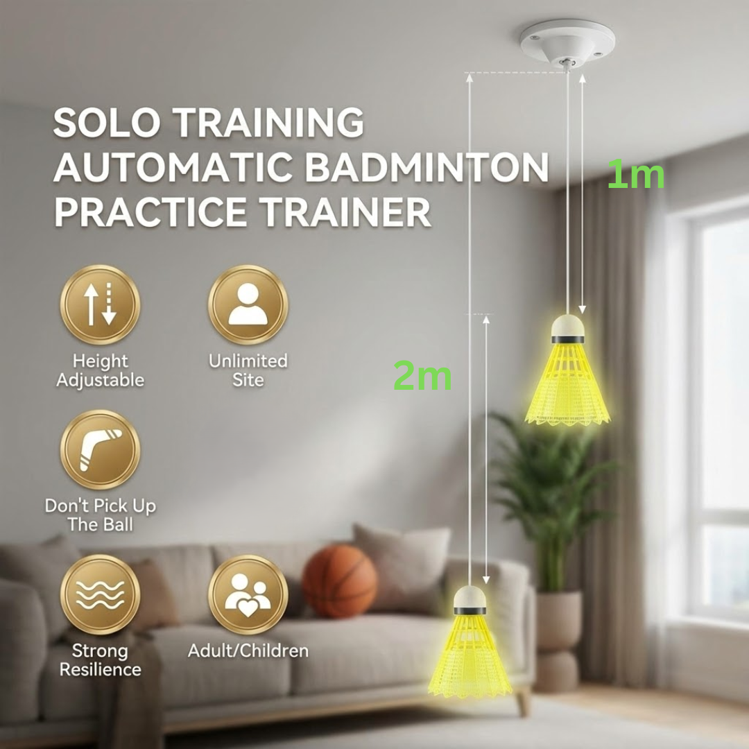 Solo Practice Badminton Trainer - Image 7