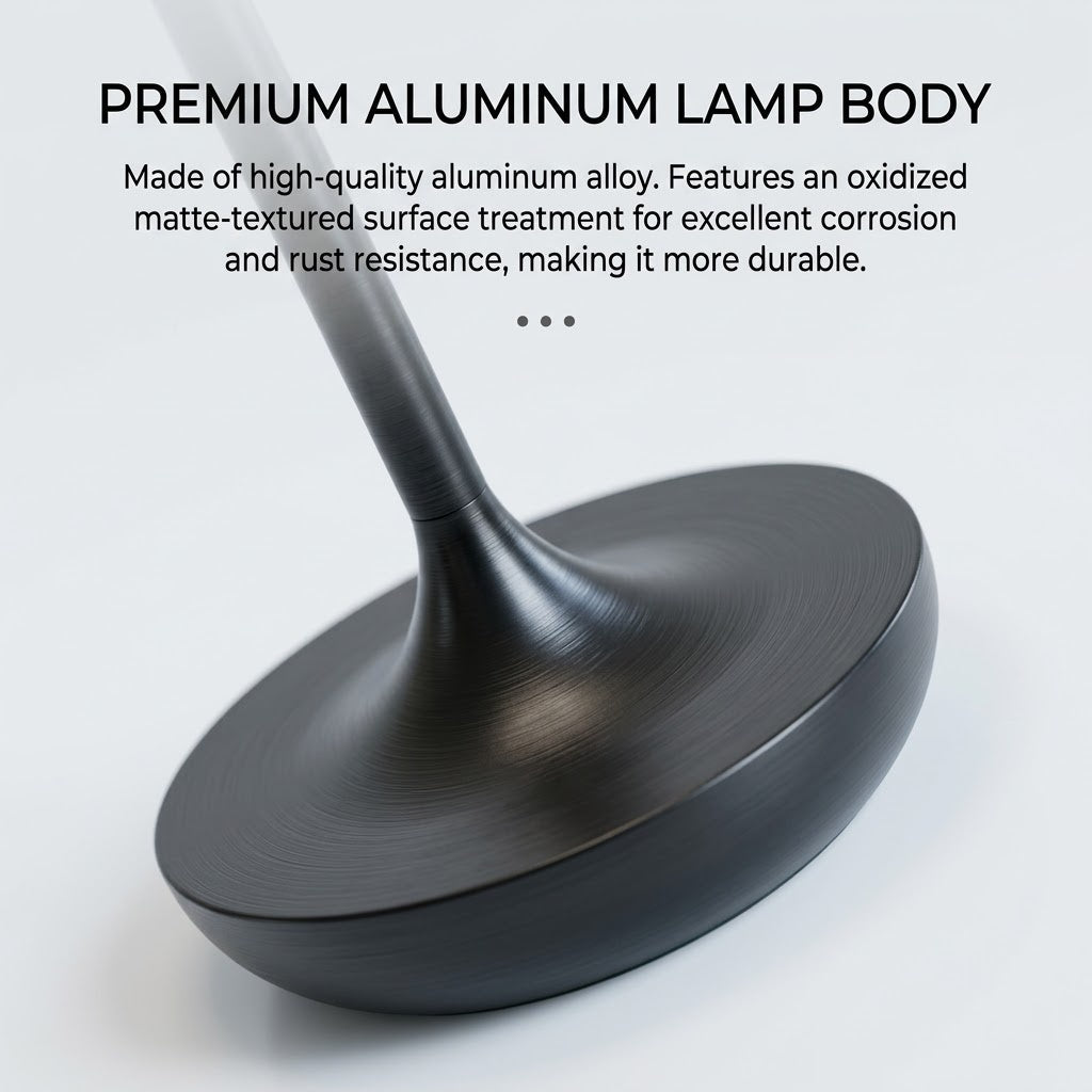 Oval Glow Glass LED Table Lamp - Image 7