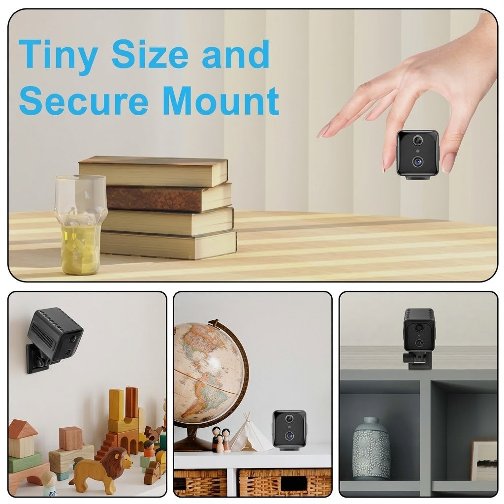 Wide Angle Wireless Mini Security Camera - Image 3