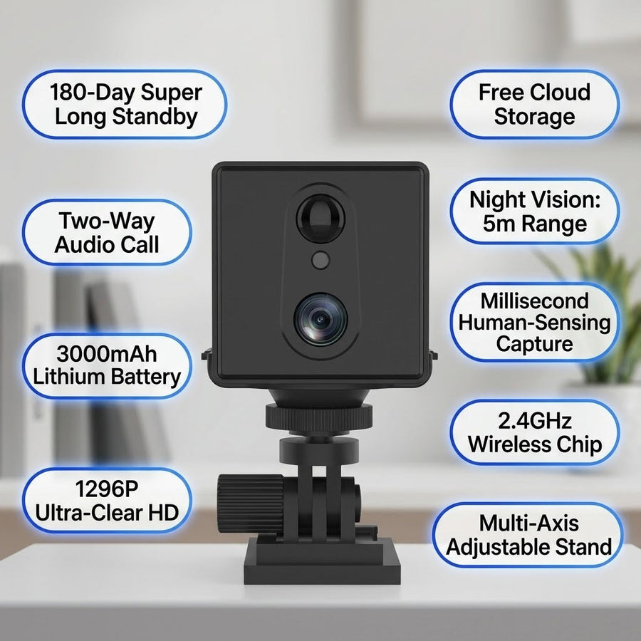 Wide Angle Wireless Mini Security Camera - Image 6