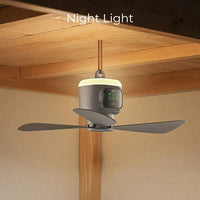 Home Cool Portable Rechargeable RC Hanging Fan Lamp - Image 1