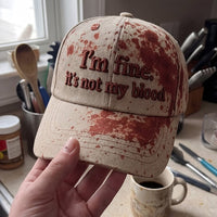 I'm Fine Not My Blood Funny Hat - Image 6