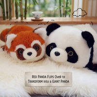 Panda Flip Reversible Plush Toy - Image 1
