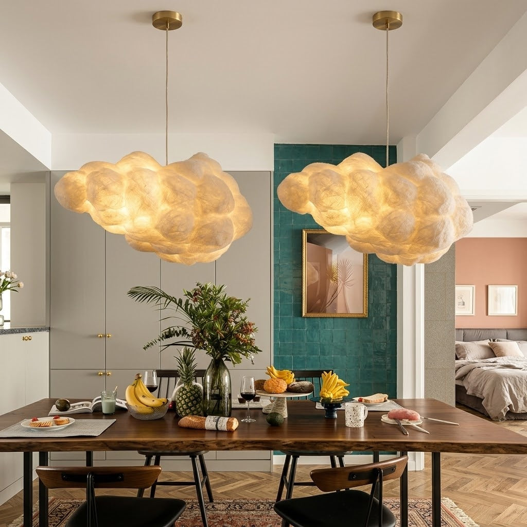 Fluffy Cloud Pendant LED Lamp - Image 3