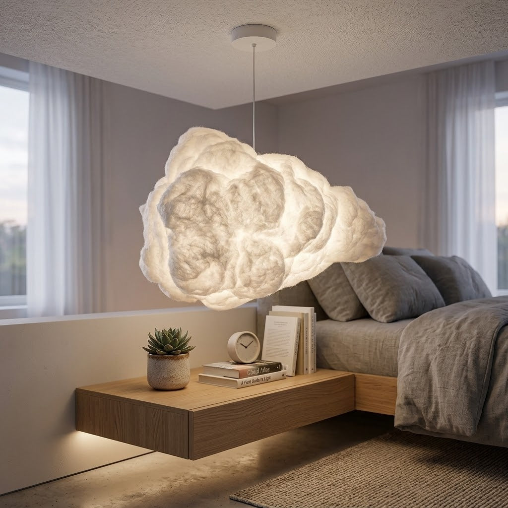 Fluffy Cloud Pendant LED Lamp - Image 1