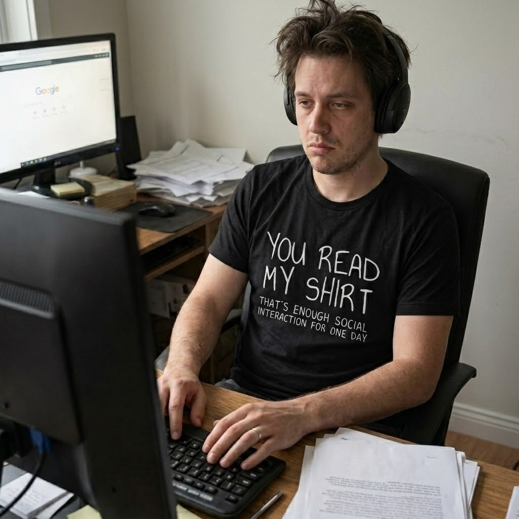 That's Enough Social Interaction For One Day T-Shirt - Image 3
