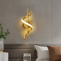 Spiral Minimal Ambient LED Wall Lamp - Image 2