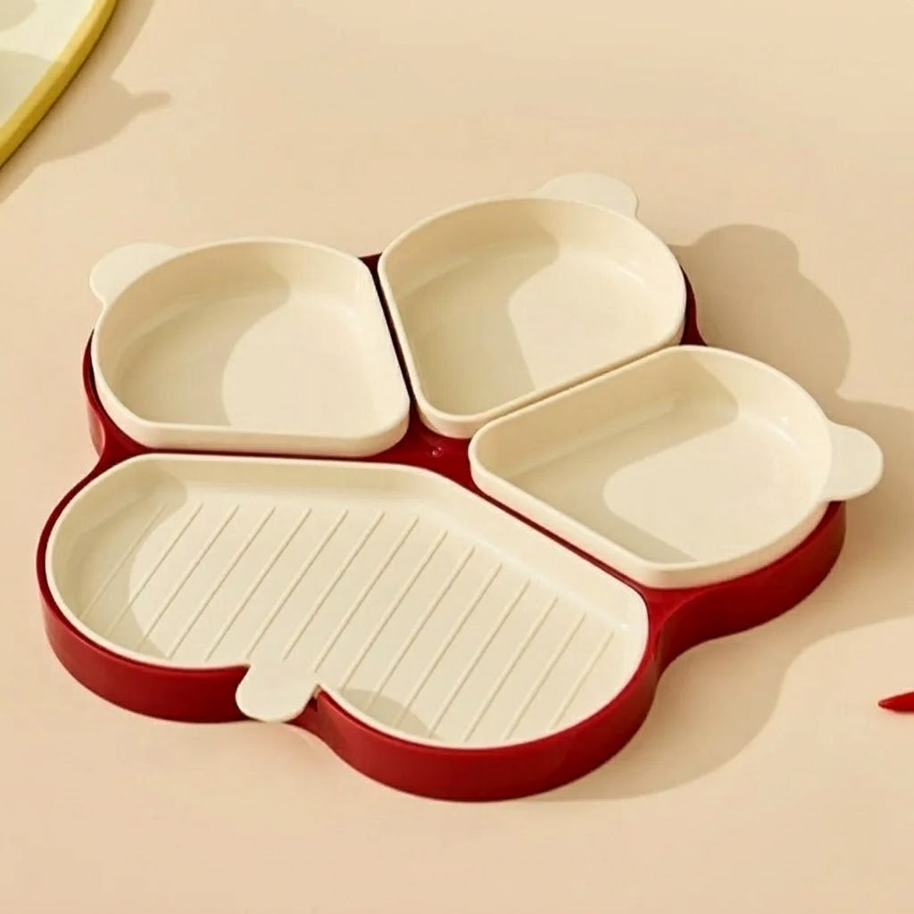 Flower-Shaped Divided Food Tray - Image 4