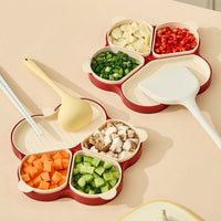 Flower-Shaped Divided Food Tray - Image 3