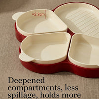 Flower-Shaped Divided Food Tray - Image 6