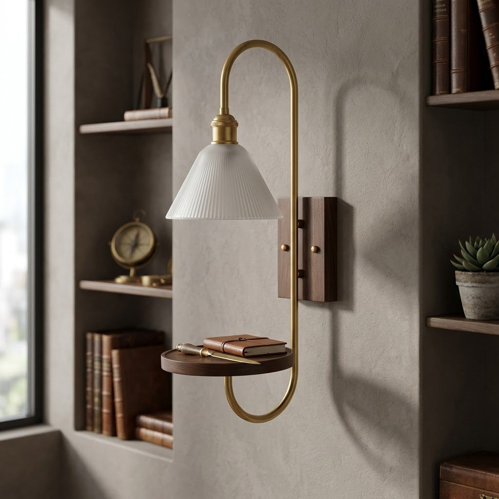 American Vintage Glass Wall Ambient Lamp - Image 0