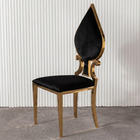 Luxury Stainless Steel Game Cards Dining Chair - Image 12