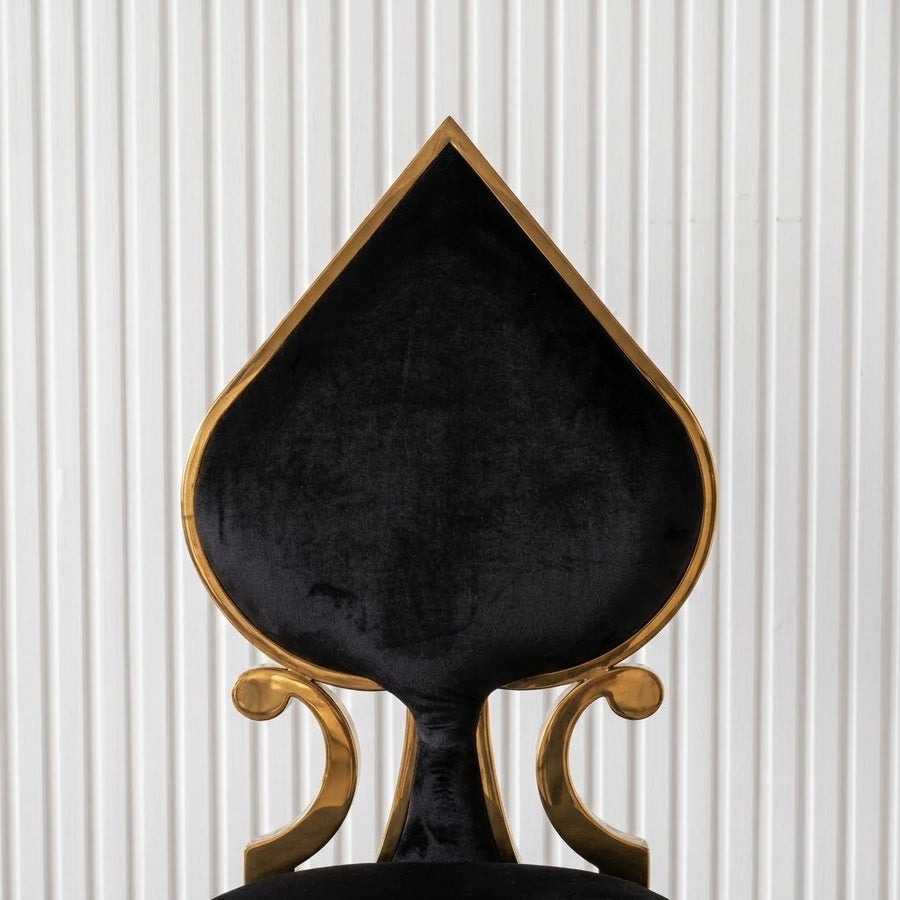 Luxury Stainless Steel Game Cards Dining Chair - Image 8