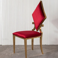 Luxury Stainless Steel Game Cards Dining Chair - Image 10