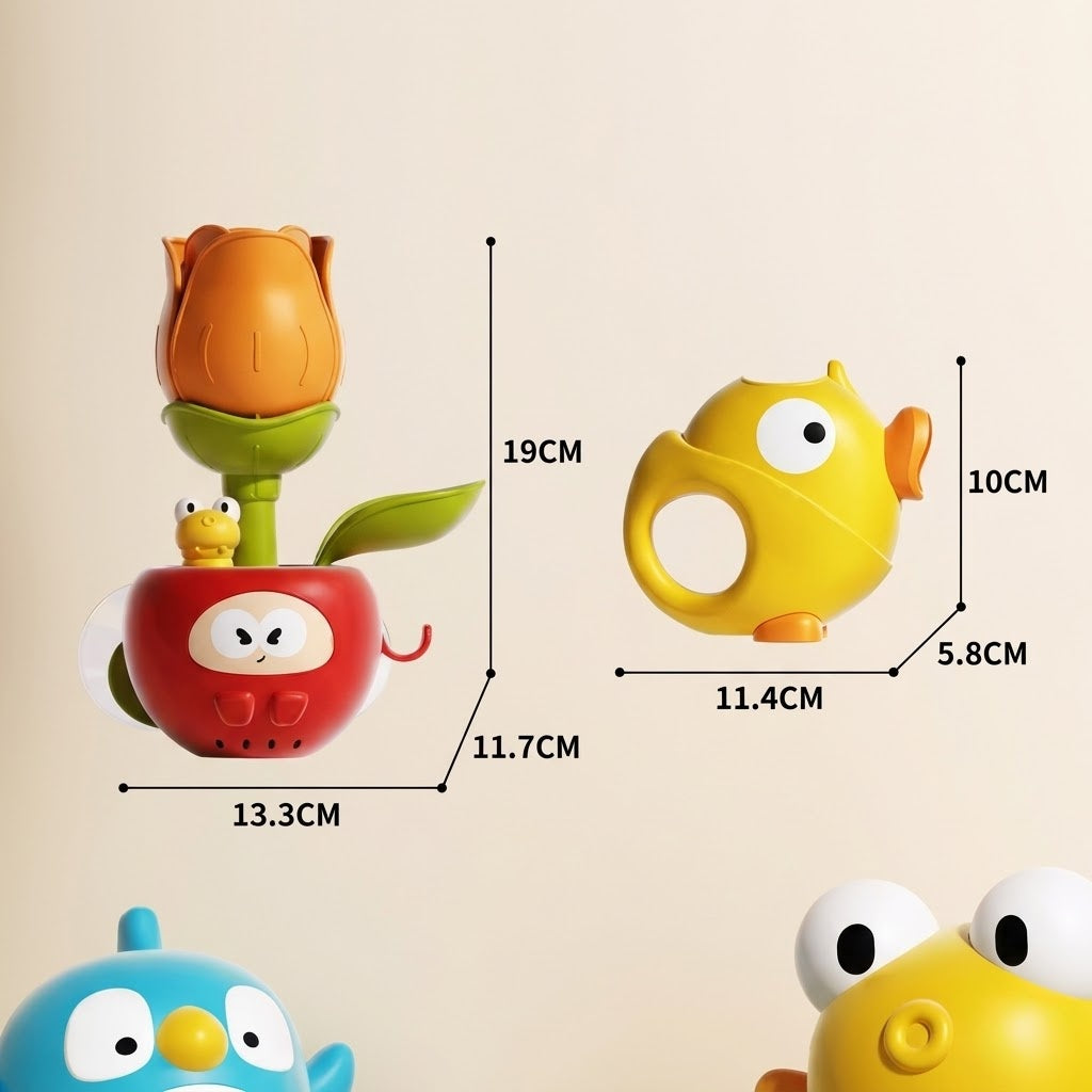 Happy Flower Baby Bath Water Sprinkler Toy - Image 5