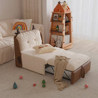 DairyDream Cute Tufted Convertible Lounge Sofa Bed - Image 2