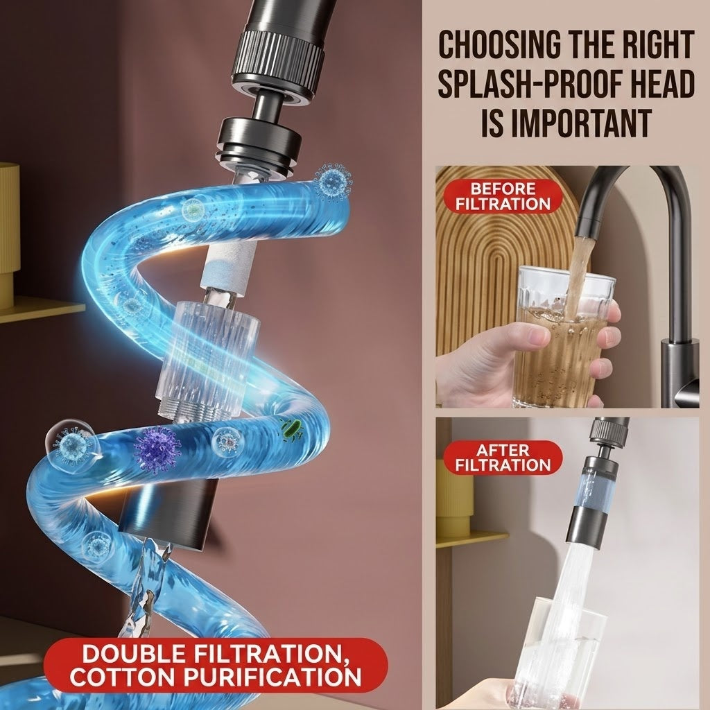 Multi-Angle Swivel Faucet Filter Adapter - Image 7