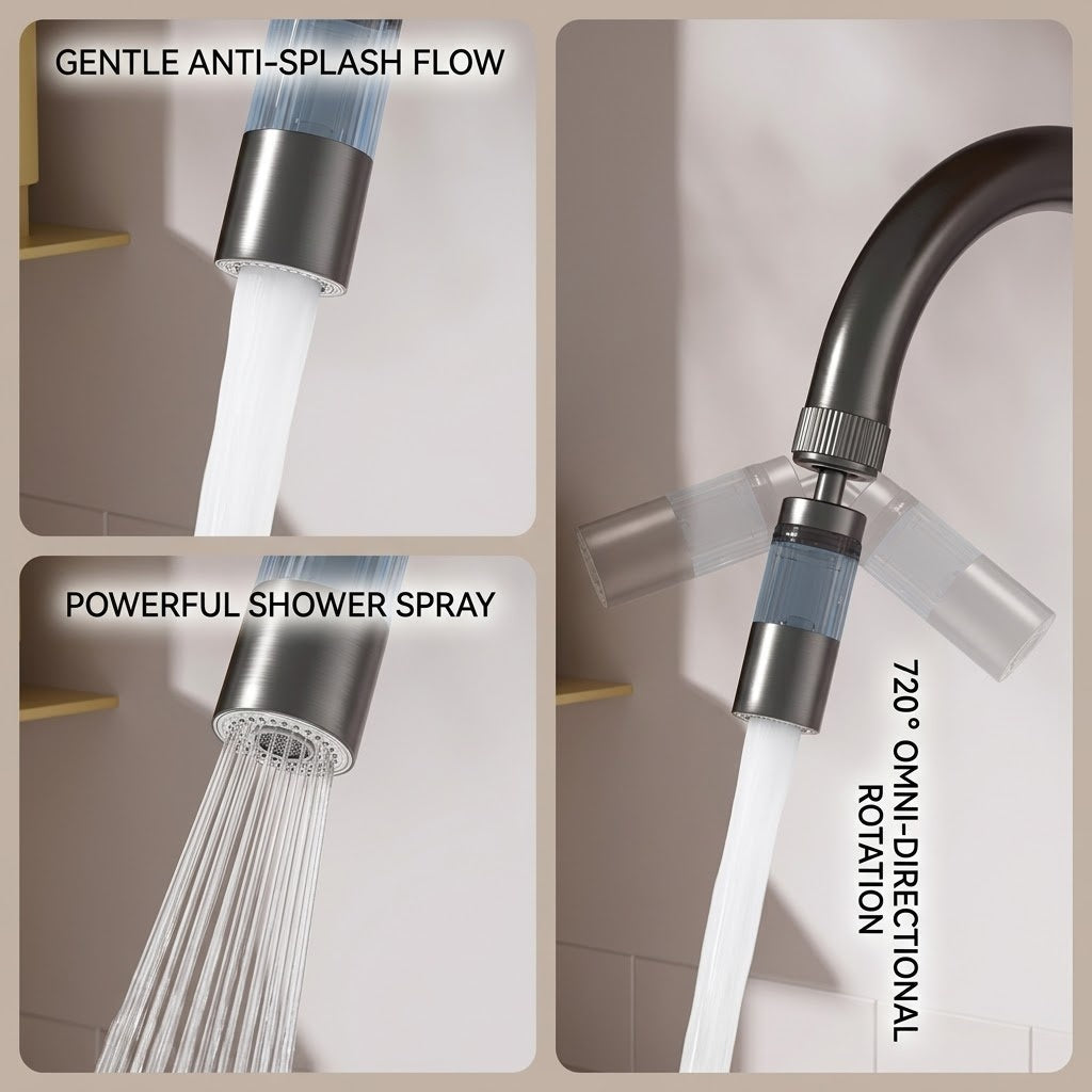 Multi-Angle Swivel Faucet Filter Adapter - Image 3