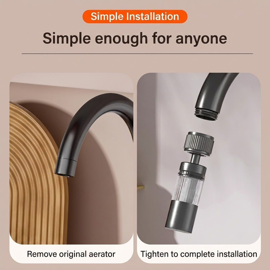 Multi-Angle Swivel Faucet Filter Adapter - Image 2