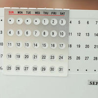 Aluminum Rotating Dial Perpetual Desk Calendar - Image 2