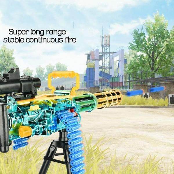 Continuous Soft Shot Bullet Machine Toy