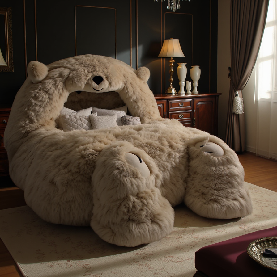 Cozy Animals Oversized Plush Beds - Image 0