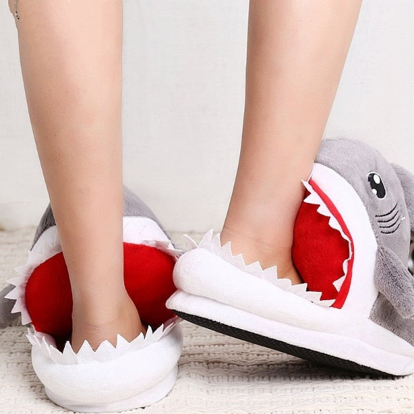 Shark Furry Indoor Slippers - Image 3