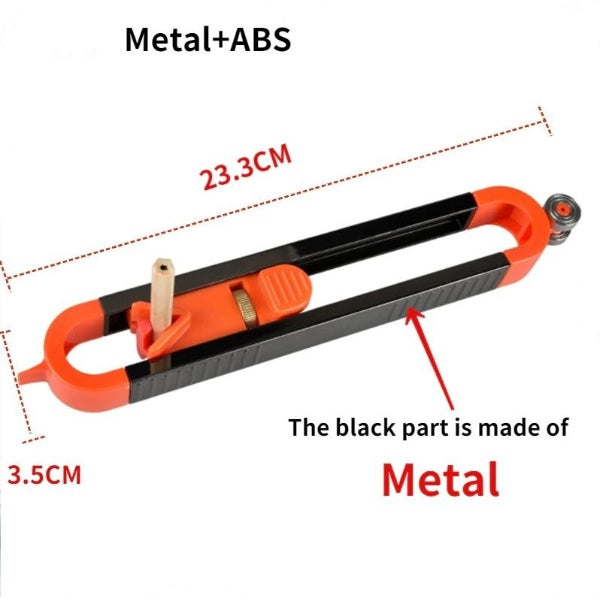 Adjustable Profile Scribing Ruler