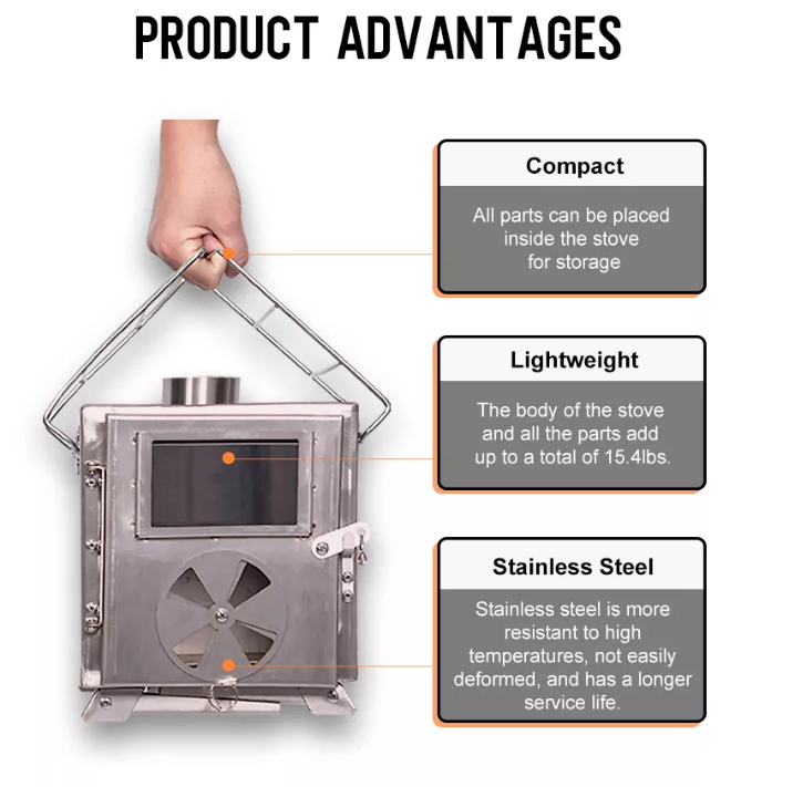Camper Dream Portable Outdoor Stove - Image 6