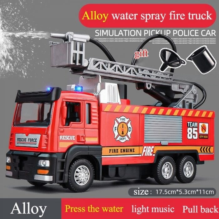 Rescue Mission Multifunctional Kids Large Fire Truck Toy - Image 9