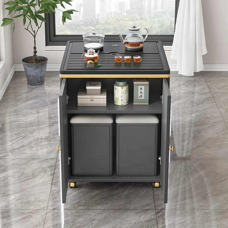 Smart Storage Modern Double-Sided Coffee Table - Image 1