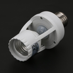 360 Rotating Motion Sensor Socket Switch Led Bulb Base