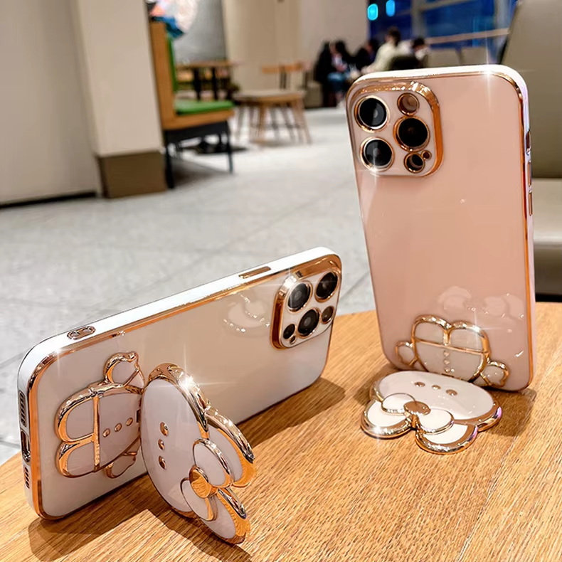 3D BunnyKorean Style Mirror iPhone Case