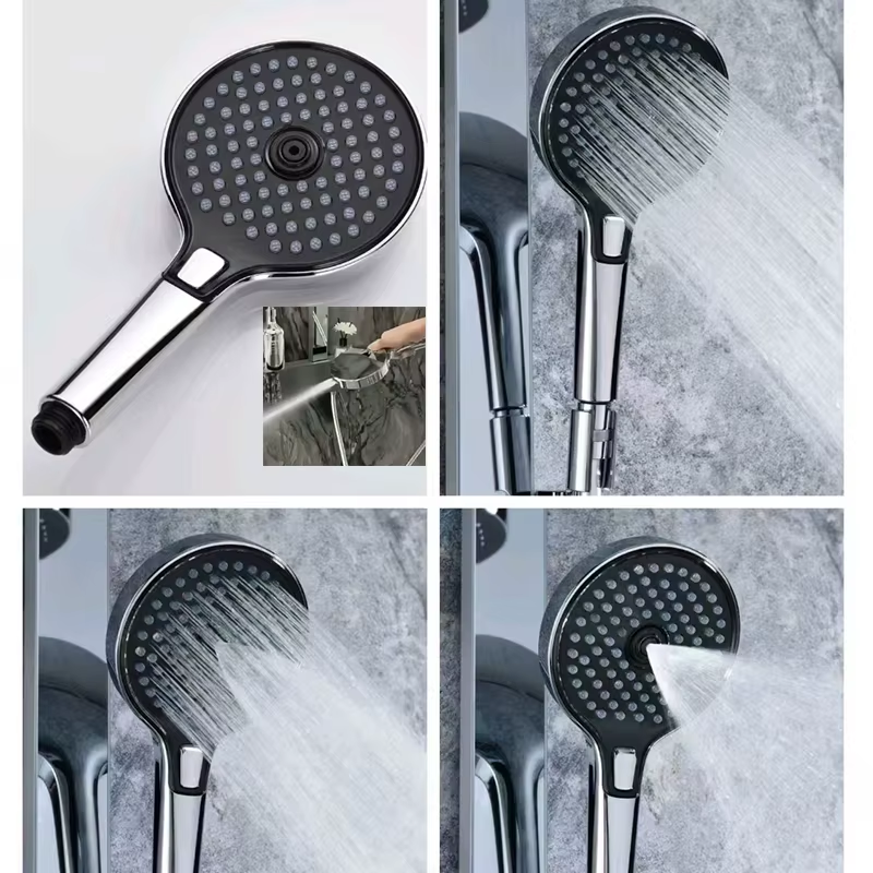 Chrome Rain Thermostatic Shower Set - Image 6