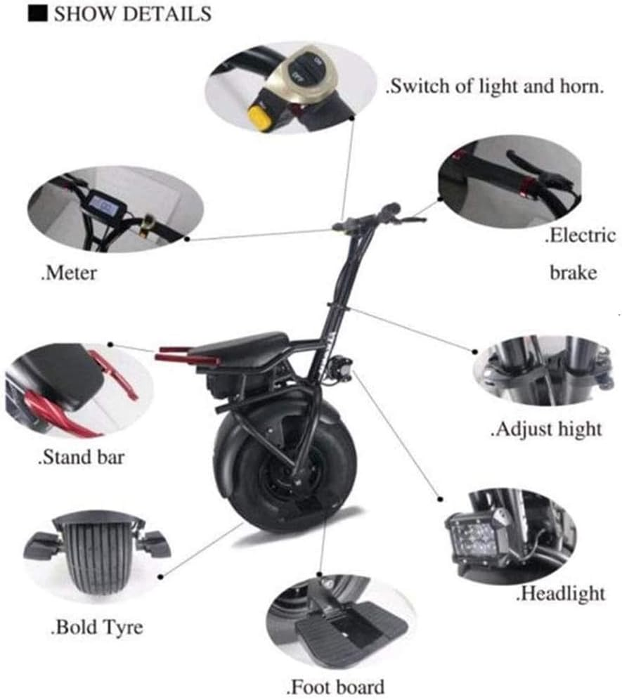 Balance Bull Electric Single-Wheeled Smart Motorcycle - Image 3