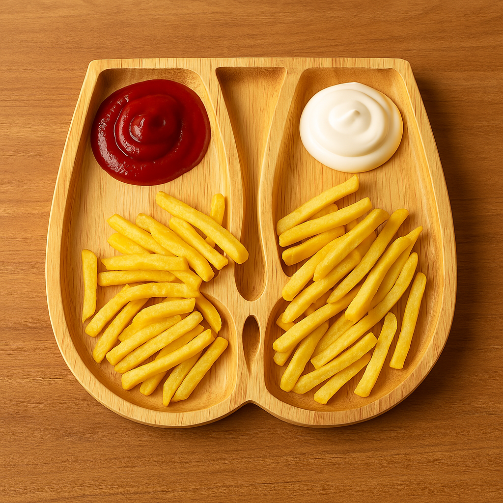 Unique Adult-Themed Party Butt Shaped Snack Tray - Image 1