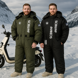 Heavy-Duty Coldproof Full Body Motorcycle Suit - Image 0