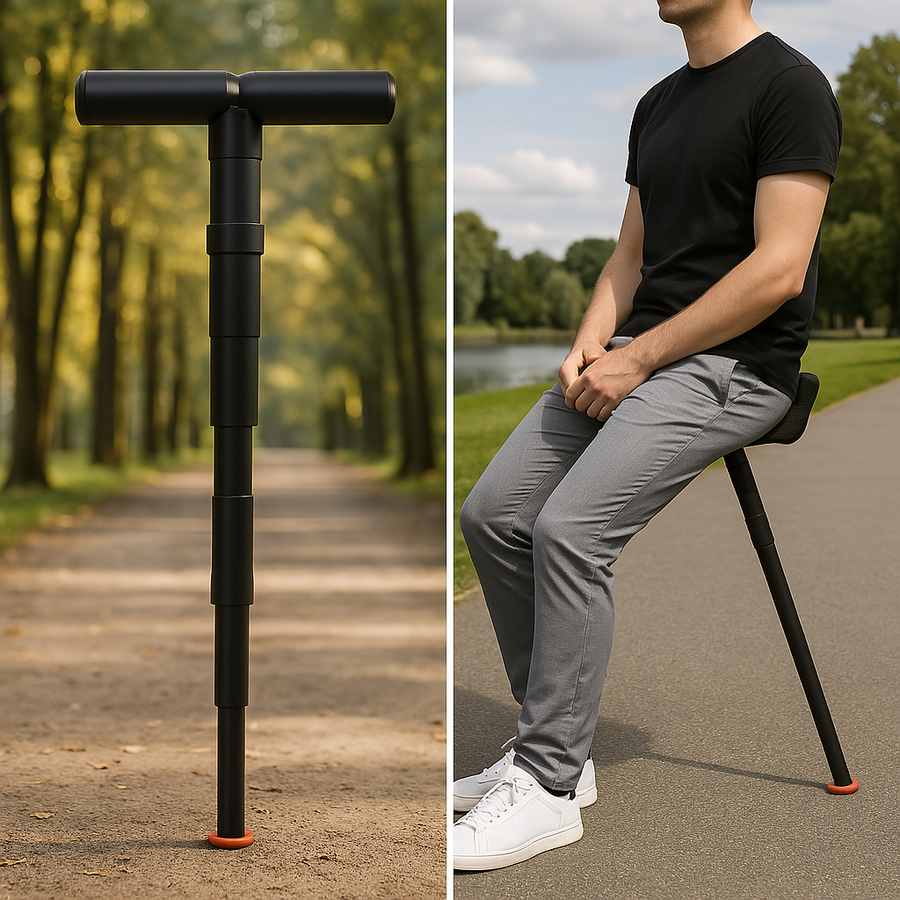 Portable Telescopic Foldable Travel Easy Sit Stool - Image 0