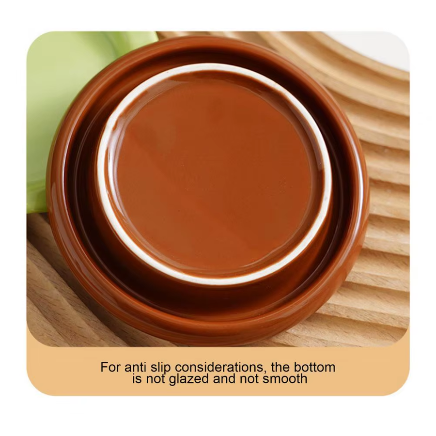 Mini Stacked Hamburger Ceramic Plate Set - Image 7