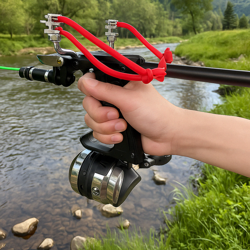 Long-Range Telescopic Fishing Laser Slingshot - Image 0