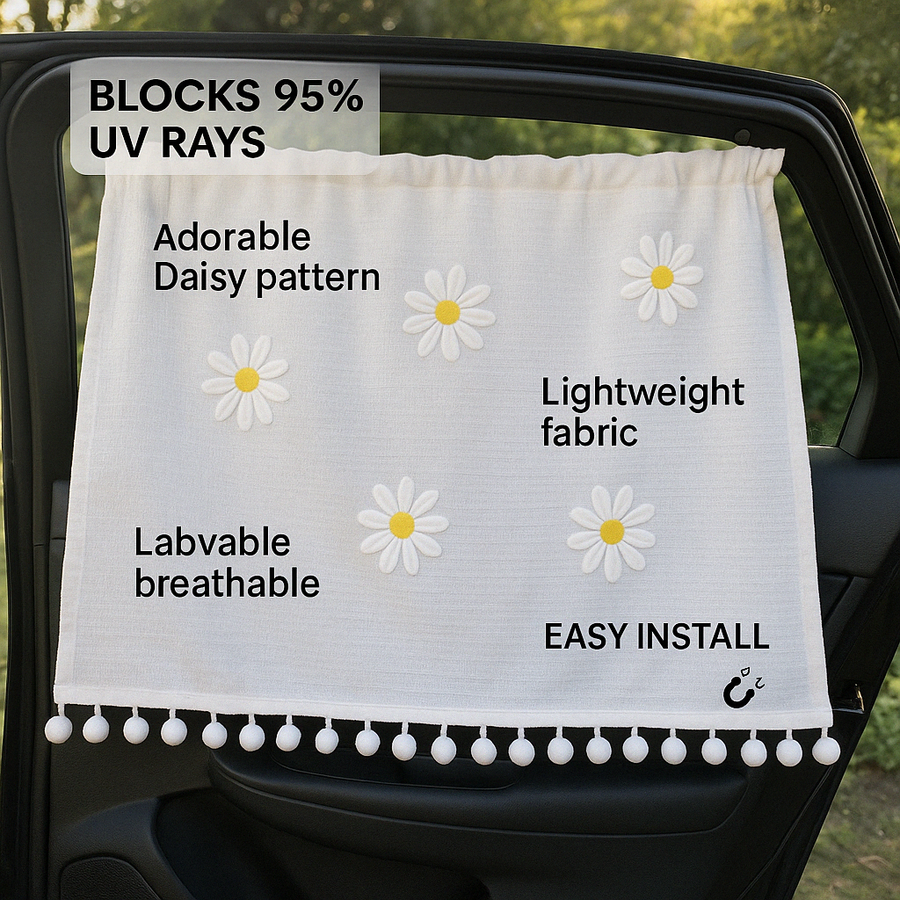 Universal Fit UV Protection Car Sunshade - Image 5