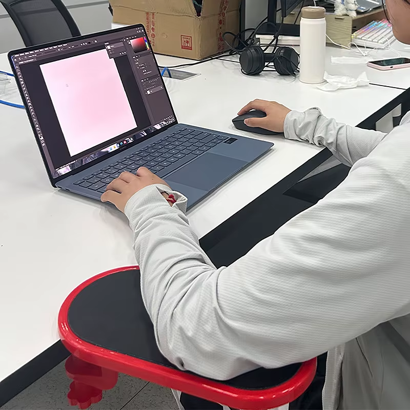 Attachable Rotating Computer Arm Support Bracket - Image 0